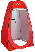 Your Choice Pop Up Privacy Shower Tent, 3.9 x 3.9 x 6.2FT Portable Camping Changing Room, Instant Setup Outdoor Shelter with Silver Coating, Vent Window & Carry Bag for Beach, Hiking & RV | Portable, for Camping, Beach, Hiking, with Carry Bag, Quick Setup