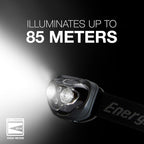 Energizer PRO-360 LED Headlamp, IPX4 Water Resistant Headlamps, High-Performance Head Light for Outdoors, Camping, Running, Storm, Survival LED Light for Emergencies (Batteries Included)