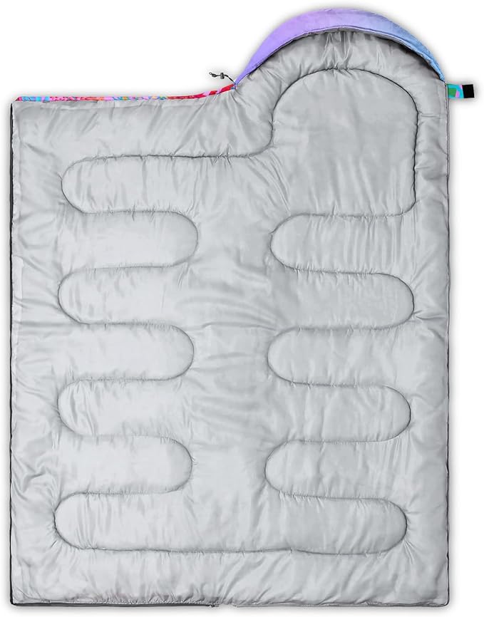 HOSIMA Dear Hunting Pattern Cold Weather Sleeping Bags for Kids Adults,Black Light Weight Waterproof Sleeping Bags for Outdoors Hiking.