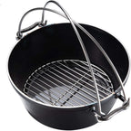 CAMPINGMOON φ8.27inch/φ21cm Round Stainless Steel Roasting Baking Steaming Cooling Rack Cooking Grid Grill Fits for 10-inch Dutch Oven W21
