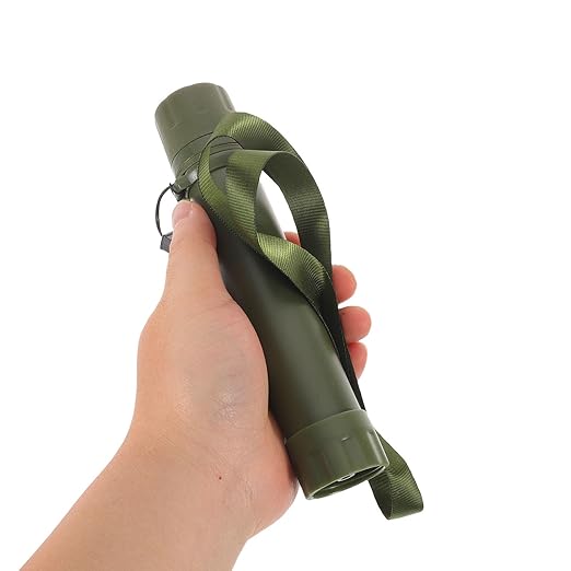 Camping Filter Straw:Reusable Purifier with Lanyard - Personal Outdoor Straw for Stream River Lake Fresh Sources