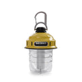 Barebones Beacon Hanging Light – Dusty Yellow, Rechargeable LED Camping Lantern with Adjustable Brightness – Weatherproof Vintage-Style Hanging Lantern for Outdoor Adventures and Year-Round Use