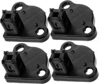 Gatuida 20pcs Rv Awning Bottom Bracket Foot Lightweight Easy Install Tent Connection Kit for Camping Outdoor Umbrellas and Awning Support