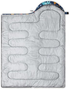 QOOMO Camping Sleeping Bags,3 Season Warm & Cool Weather,Lightweight,Waterproof Sleeping Bags for Adults & Kids,Traveling,and Outdoors,Camping Gear Equipment
