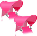 XL Universal Beach Chair Umbrella Canopy, UPF 50+ Chair Sun Shade Attachment with Adjustable Clamp for Camping, Lawn, Wheelchair, Tanning, Zero Gravity, Lounge, Outdoor Chairs, Oversized, 2 Pack