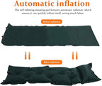 TOYANDONA Self-Inflating Camping Sleeping Mat Air Sleeping Pad Military Green 185x60x2.5cm Lightweight Portable Inflating Air Mattress for Outdoor Hiking and Travel
