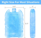 Ice Packs for Lunch Boxes Cooler Tote Bags Reusable Refreezable Cold Slim Large Cheap Hard Protable Icepacks for Bento Shipping Beach Camp Car