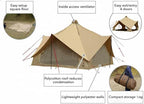 DOD Tsuku Base Tent – Spacious All-Season Family Tent with Canvo™ Cooling Fabric | Easy One-Person Setup | Expandable with Uchi & Awning Attachments