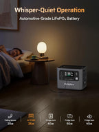AFERIY Extra Battery 2048Wh,Compatible with P280 Power Station 120V 2800W(Peak 5600W),0-80% Charge in 38 Min,UPS Solar Generator for Home Use,Power Outages,Camping,and RVs