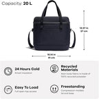 Hydro Flask Cooler Bag - Insulated Portable Soft Cooler - 20 L Capacity in Agave Green