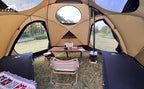 TOMOUNT Dome Hot Tent with Stove Jack 4 Person Backpacking Tent for 4 Season Waterproof Glamping Hiking
