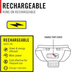 Coast FLX40R 800 Lumen Built-in Rechargeable Battery LED Headlamp with Twist Focus Lens Ultra Strap