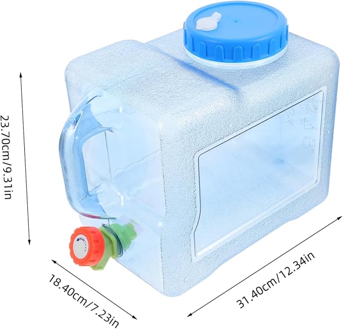 TOYANDONA Portable Water Jug for Camping Outdoor Bucket Water Filtration Capacity Storage