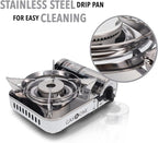 GasOne Emergency Gear Camping Mini Butane Portable Gas Stove with Carrying Case