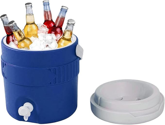 Sports Cooler Water Beverage Dispenser, 3.8L Insulated Drink Cooler Dispenser with Spout, Portable Water Jugs for Outdoor Events, Camping, Party, Sports
