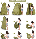 Camping Tent,Shower Tent, Portable Privacy Shower Tent Beach Fishing Shower Outdoor Changing Room Dressing Tent with Carrying Bag