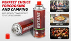 Butane Fuel Canisters for Portable Camping Stoves