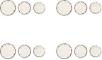 Fox Run Melamine Dinnerware Set Ivory, 10"