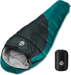 Northroad Mummy Sleeping Bag 14-59 ℉, 3-4 Season Warm & Cool Weather, Summer Spring Fall Lightweight Washable Sleeping Bag for Outdoor Camping Hiking Travel Hunting