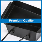 Grill Drip Pan for Nexgrill 720-0830H for Nexgrill Grease Tray Replacement Grease Pan/Box for Nexgrill 720-0888N 720-0925P 720-0896 720-08882A for Cuisinart CGG-7400 with 15pack Aluminum Foil Liner