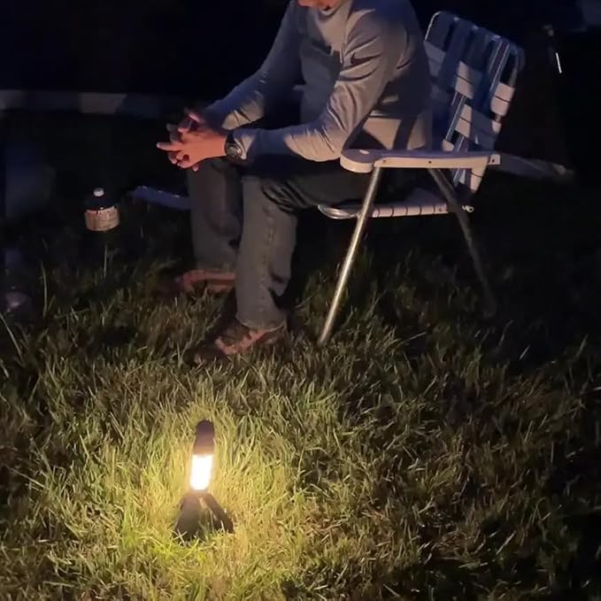 Repelix 𝓜𝓸𝓼𝓺𝓾𝓲𝓽𝓸 Repellent, Buzz Defense Portable, LED Rechargeable Flashlight Camping Lantern with Dual-Heating, Magnetic Design, Tripod Mount Buzz Repel Light for Patio Camping, 12Refills