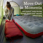 Coleman Flatlands 30/40/50°F Sleeping Bag, Made from 100% Recycled Material, Big & Tall Options, Cool-Weather Sleeping Bag for Camping, Sleepovers, Guests & More