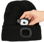 Wmcaps USB Rechargeable Light for LED Beanie, Lighting Modes Hands Free Flashlight, Easy Install Quick Replaceable Headlamp