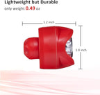 RAHAN Rechargeable Clip on Clog Headlights for Shoe 2pcs,Flashlights Attachment for Shoe, LED Clog Light with 3 Light Modes for Dog Walking, Camping, Running, Suitable for Adults, Red