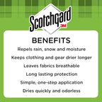 Scotchgard Heavy Duty Water Shield, Repels Water, Ideal for Outerwear, Tents, Backpacks, Canvas, Polyester and Nylon, 63 Ounces