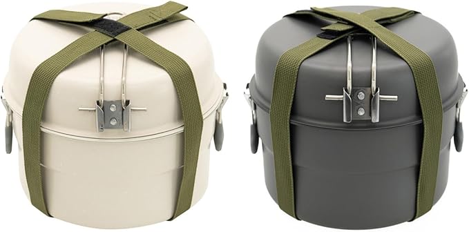 Outdoor Camping Pots Frying Pan with Folding Handle Aluminum Cooking Tableware for Hiking Picnics Fishing Mountaineering Outdoor Cooking Tableware for Hiking