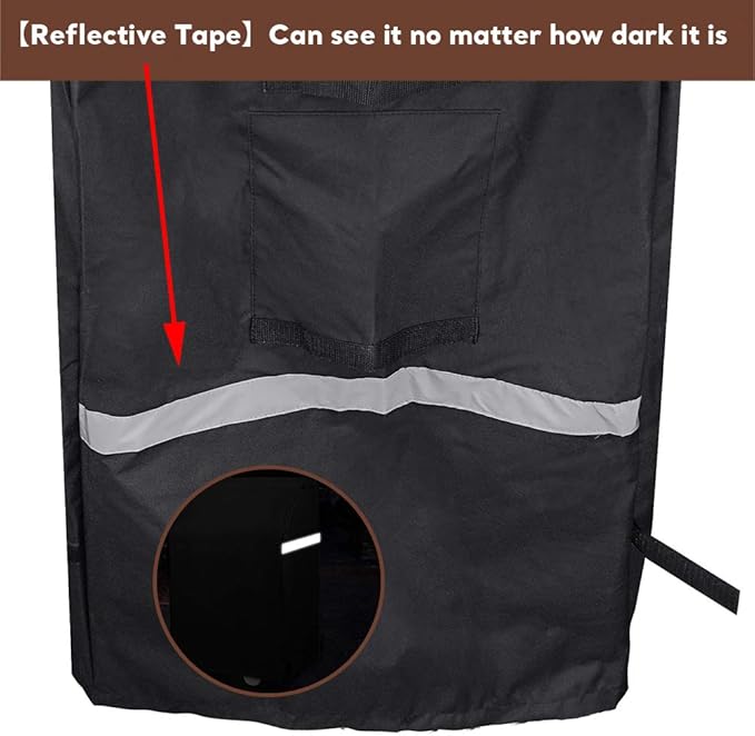Grill Cover for Camp Chef Smoker, for Camp Chef Pellet Grill Full Cover for 24 Woodwind Pro 24 DLX 24", SmokePro DLX PG24 PG24LS PG24S PG24SE PG24LTD PG24XT 600D Waterproof Anti-UV BBQ Cover