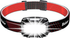 Blukar LED Headlamp Rechargeable,2000L High Lumen Super Bright Dimmable Headlight Flashlight with Motion Sensor- 8 Modes,Spotlight&Floodlight,IPX5 Waterproof for Camping,Hiking,Running,Fishing