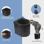 Portable Toilet for Camping, Potty Adults, Porta Travel Commode Bucket Car, Travel, Outdoor, Hiking, Backpack, Trips, Tent, Boat, Beach, Traffic Jam, Home