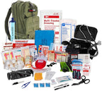MediTac Rucksack Assault Trauma Tactical Kit Feat. SOF Tourniquet, Chest Seals, Clotting Gauze – Olive Drab