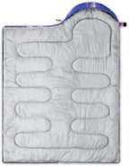 QOOMO Camping Sleeping Bags,3 Season Warm & Cool Weather,Lightweight,Waterproof Sleeping Bags for Adults & Kids,Traveling,and Outdoors,Camping Gear Equipment