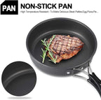 Camping Cookware Set Aluminum Nonstick Portable Outdoor Tableware Kettle Pot Cookset Cooking Pan Bowl for Hiking BBQ Picnic