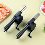 PLIAVAON BBQ Fan Air Blower Fast Fire Starter Portable Mini Manual Hand Crank for Outdoor Picnic Camping Cooking Barbecue Charcoal Grills Stove Accessories (A)