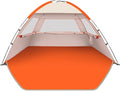 Gorich Beach Tent Sun Shelter for 3/4-5/6-7/8-10 Person with UPF 50＋ UV Protection, Lightweight & Easy Setup Beach Shade Canopy, Portable Beach Shade Tent Beach Cabana