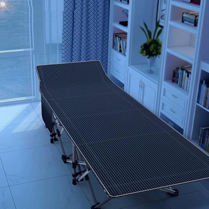 Folding Bed Camping Cot Bed Portable Compact for Outdoor Travel Base Camp Mountaineering Camping Cot Bed