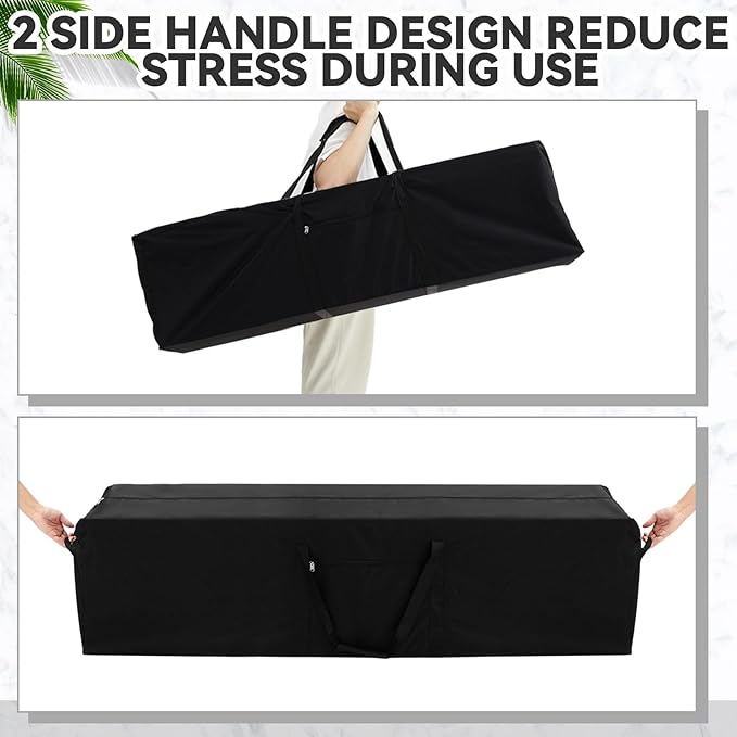 36 x 13 x 13 Inch, 100 L Extra Large Duffle Bag Camping Tent Storage Bag Heavy Duty Waterproof Sports Equipment Carrying Case for Tent Pole Travel Canopy Hammock Tripod Fishing Outdoor Moving
