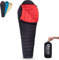 Ultralight Down Sleeping Bag for Adults with 600 Fill Power, Compact Sleeping Bag for Backpacking, Hiking and Camping
