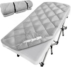 Cot Mattress Pad (Improved Thickness) Quilted Cot Pads for Camping, Sleeping Mattress Topper 30" X 75" for Camp/Rv Bunk/Narrow Twin Beds