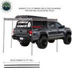 Overland Vehicle Systems HD Nomadic 270 LTE Passengers Side Awning | Dark Gray | Includes Black Travel Cover | 19689909