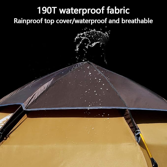Instant Pop Up Tent Family Camping Tent 3/4/5/6/7/8 Person Portable Tent Automatic Tent Waterproof Windproof for Camping Hiking Mountaineering