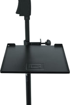 Gator Frameworks Microphone Stand Clamp-On Utility Shelf with 10 Pound Weight Capacity, 9" x 9" Shelf (GFW-SHELF0909)