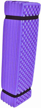 Drfeify Mattress Foam Camping Mat for Outdoor Sports Egg Cell Shape Sleeping Pad for Camping Material (Purple)