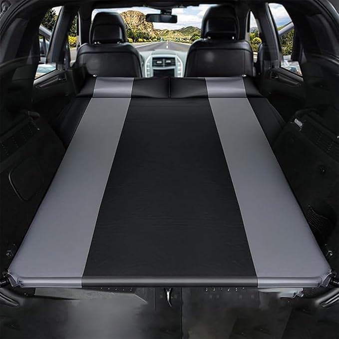 Car Inflatable Mattress, for Jeep Grand Cherokee L 6-Seater 2021-2025 Outdoor Camping Travel Portable Sleeping Pad AdjustableWear Resistant, Auto Accessories,A-Black