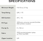 NEMO Equipment Tempo | Men's and Women's 20 & 35 Degree Synthetic Sleeping Bags