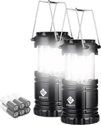 Stansport 24-Piece Tableware Set and 2-Pack Etekcity Camping Lanterns