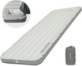 Naturehike Camping Sleeping Pad, Ultralight Inflatable Sleeping Mat with Pillow Built-in Foot Pump, 2.6 Inch Lightweight Air Mattress for Backpacking, Hiking, Traveling (Grey)